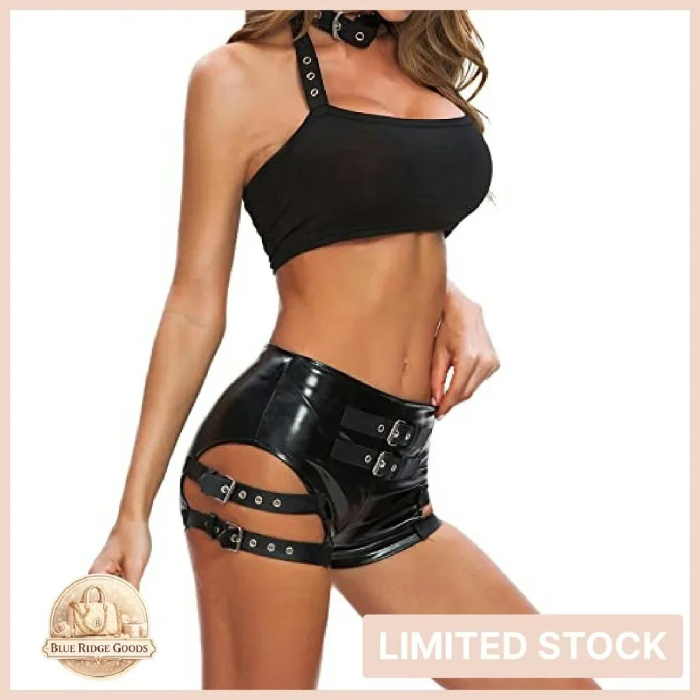 Asymmetrical Mini Skirt High Waist Bodycon Gothic Dance Y2K Chic